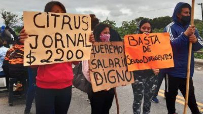 Denuncian que la UATRE condena a trabajadores a salarios de «hambre y miseria»