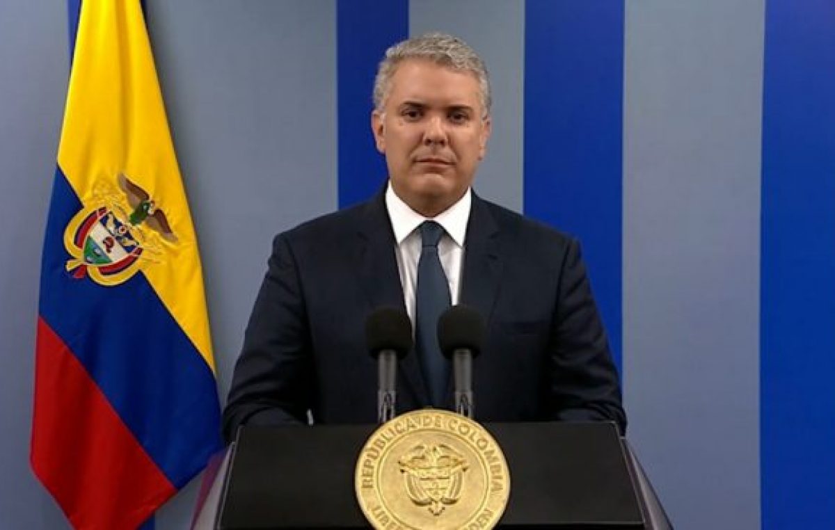 Duque propone una ley antidisturbios en medio de las protestas contra su Gobierno