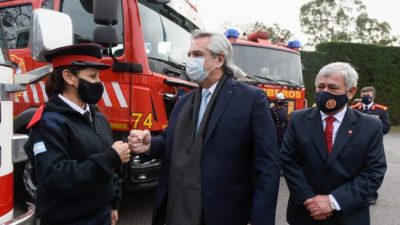 Alberto Fernández consideró «un acto de justicia» la ley que fortalece el sistema de Bomberos Voluntarios