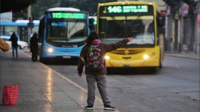 Transporte de personas: describen una situación terminal en el interior