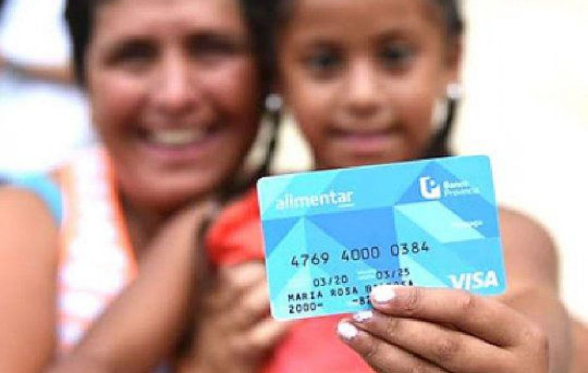 La Tarjeta Alimentar alcanza en Salta a un 84% más de niños, niñas y adolescentes