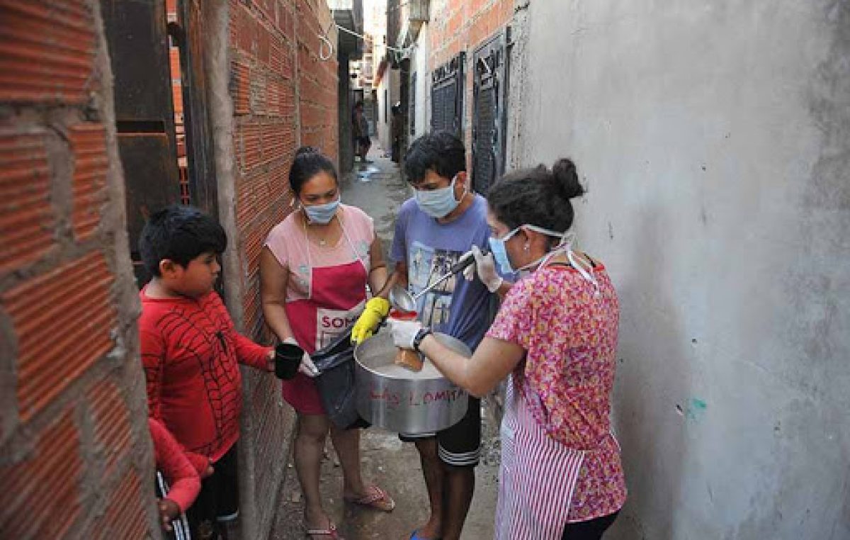 El 63% de los hogares de barrios populares de CABA están a cargo de mujeres