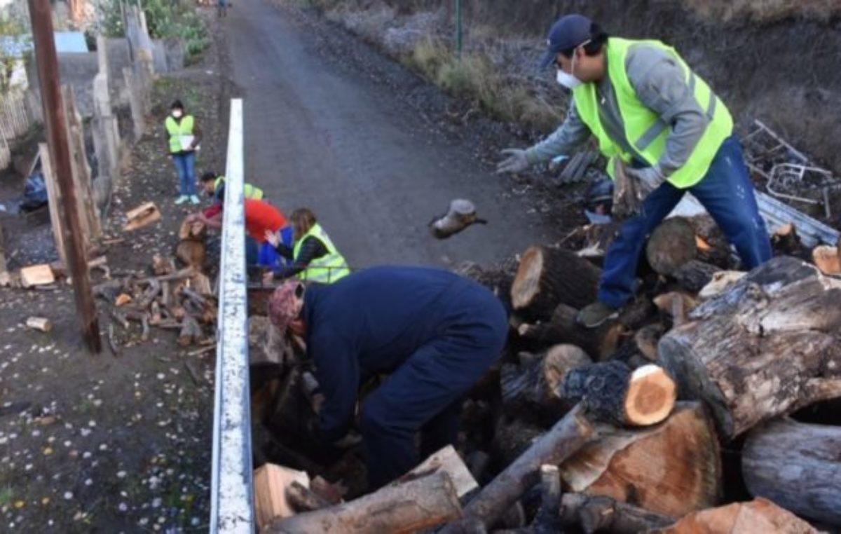 El Municipio de Rawson y Provincia asisten a 250 familias con el Plan Calor