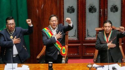 Arce: «La derecha no está durmiendo; la derecha quiere convulsionar al país»