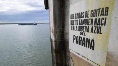 La bajante del Río Paraná «es un auténtico holocausto ambiental»