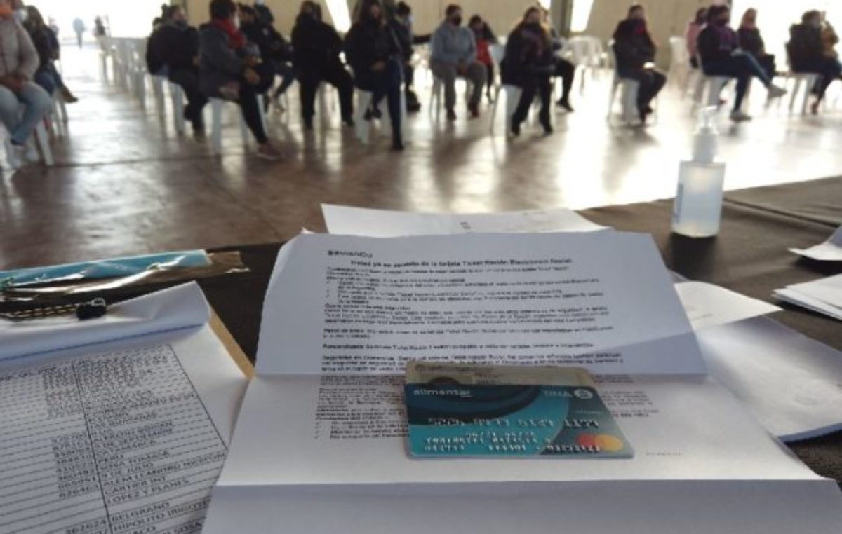 Cada mes 36 millones de pesos se destinan a beneficiarios de la Tarjeta Alimentar en San Francisco