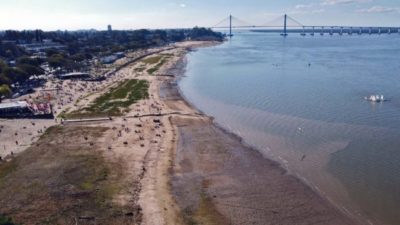 El impacto que provoca la sequía del Paraná