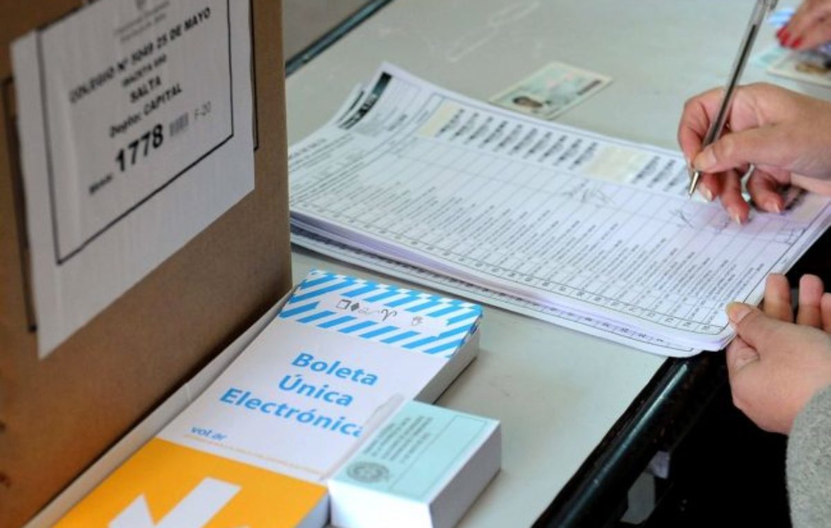 Los salteños irán a las urnas el próximo domingo para elegir senadores y diputados
