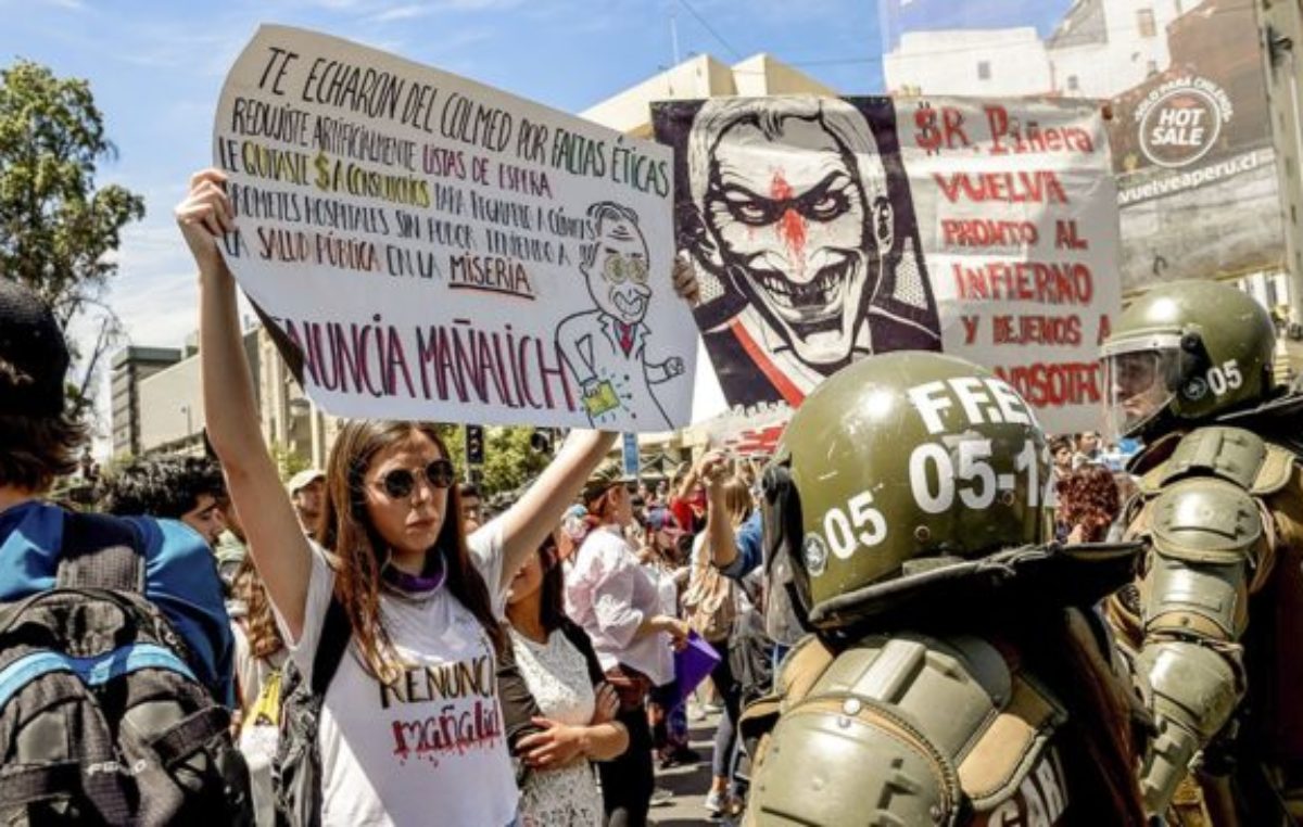 En Chile, Colombia, Francia y Hong Kong los jóvenes se pusieron al frente de las protestas