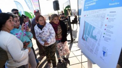 Rosario: Avanza la obra de urbanización de barrio Banana