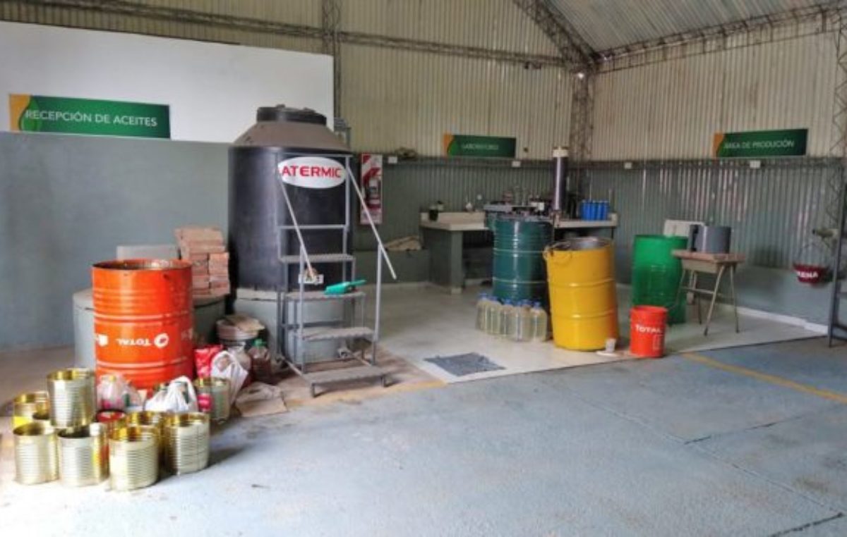 Huinca: el Municipio genera biodiésel a partir de aceite de cocina usado