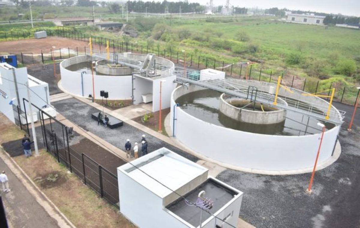 Puerto San Martín inauguró una planta depuradora de alta tecnología