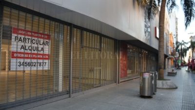 Santa Fe: Hay más de 130 locales vacíos sobre la peatonal San Martín