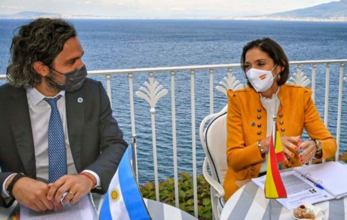 Cafiero trabaja en reforzar la relación comercial con Estados Unidos y España