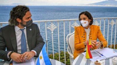 Cafiero trabaja en reforzar la relación comercial con Estados Unidos y España