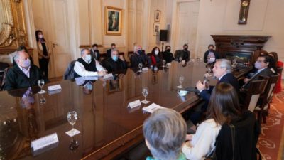 Alberto Fernández presentó un proyecto de ley para consolidar ambientes laborales seguros y saludables