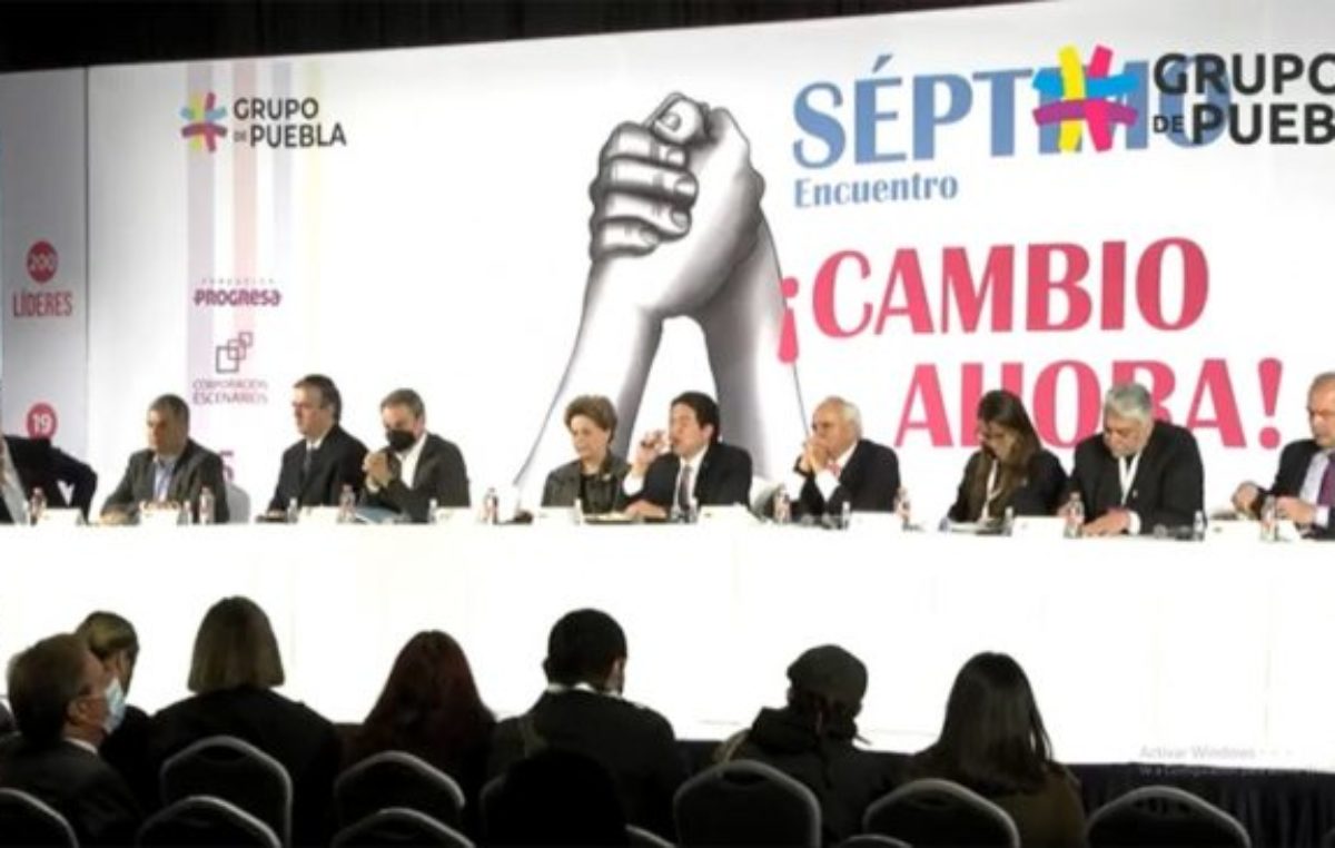 El Grupo de Puebla reclamó una América Latina más justa y solidaria