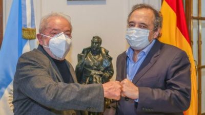 Ricardo Alfonsín recibió a Lula Da Silva y hablaron sobre la lucha contra el hambre y la pobreza
