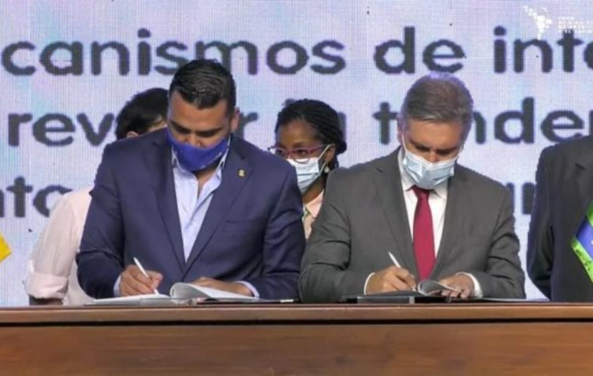 El intendente de Ushuaia firmó la declaración de Barranquilla por las Ciudades Sostenibles y la Biodiversidad
