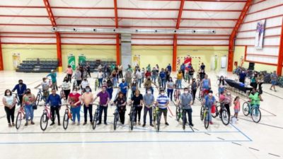 San Martín (San Juan): entregaron 180 bicicletas a empleados municipales