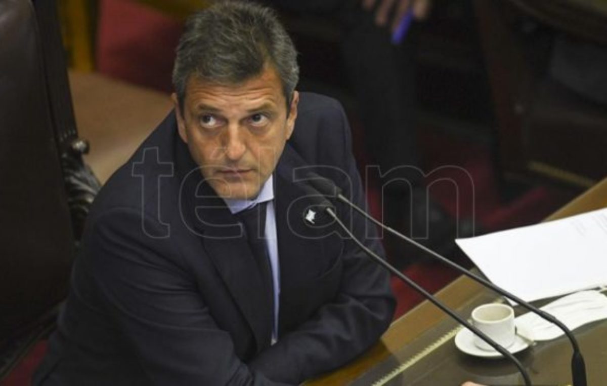 Massa: «Vamos a votar en contra de las reelecciones indefinidas de intendentes»