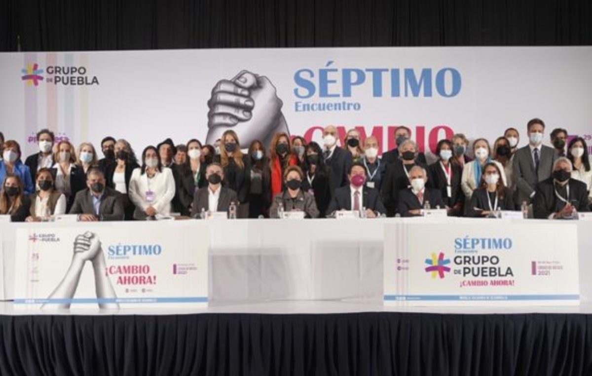 Termina la cumbre del Grupo de Puebla con la presentación de modelo de desarrollo solidario
