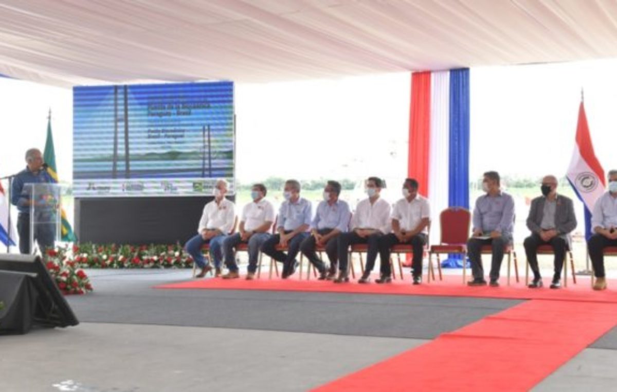 Paraguay y Brasil inauguraron la obra del Puente de la Bioceánica, sobre el río Paraguay