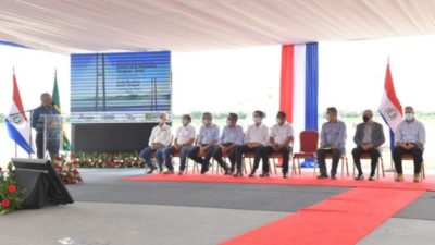 Paraguay y Brasil inauguraron la obra del Puente de la Bioceánica, sobre el río Paraguay