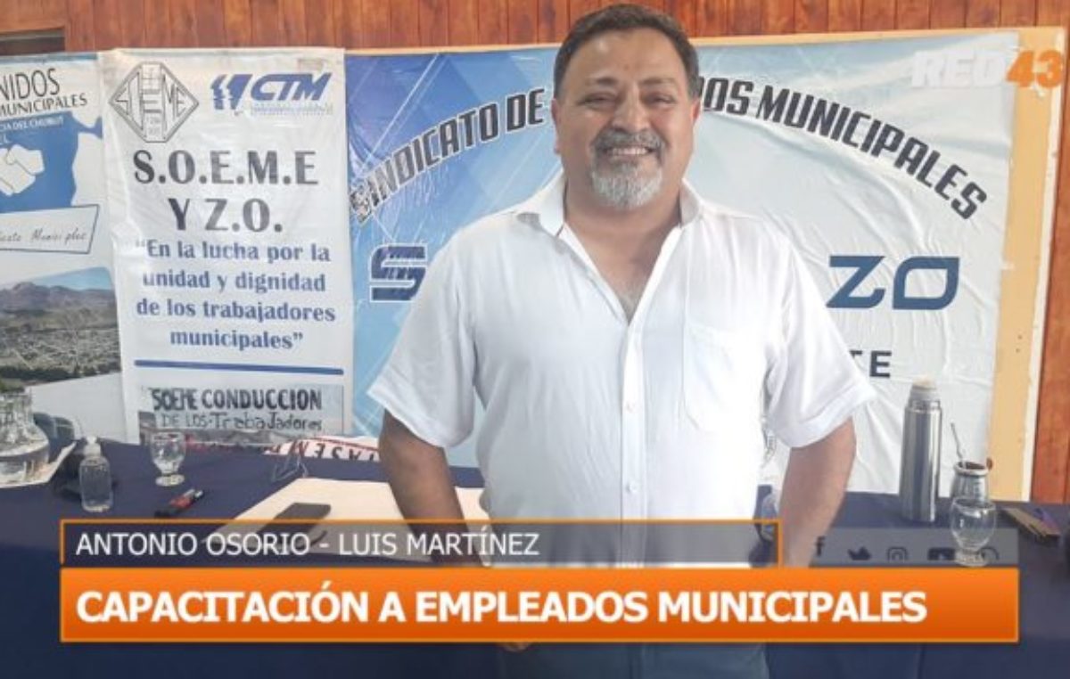 Esquel: SOEME organizó una capacitación en formación sindical para trabajadores municipales