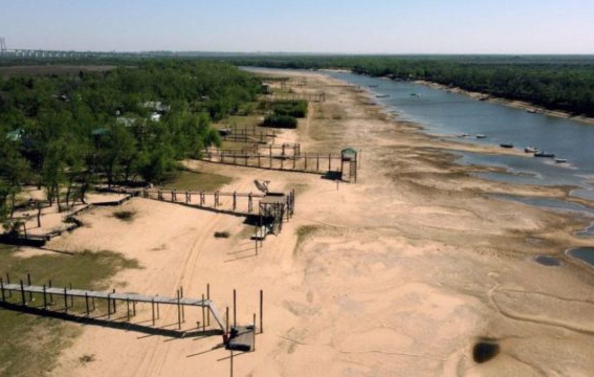 El río Paraná sigue en bajante, con niveles que no se registraban desde 1944