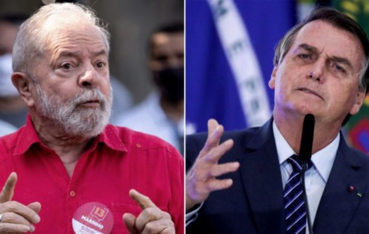 Lula tiene 42,2%, Bolsonaro sube a 28% y se perfila una polarización en la primera vuelta