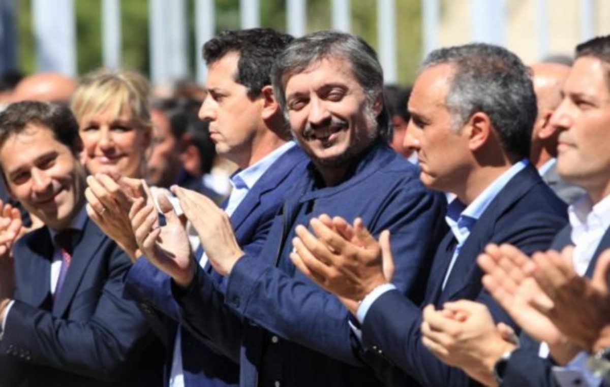 De Pedro, Massa y Máximo Kirchner celebraron el aniversario de Comodoro Rivadavia