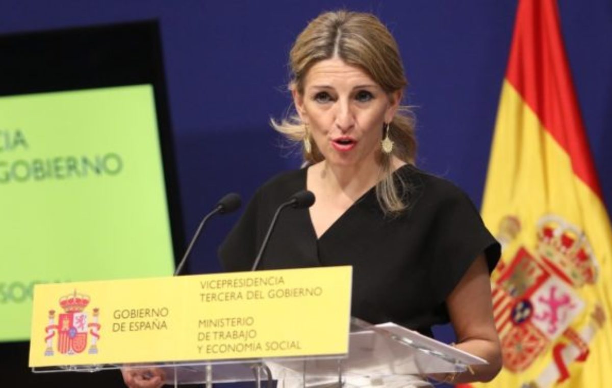 La vicepresidenta española dijo que los hiper ricos deben pagar más impuestos