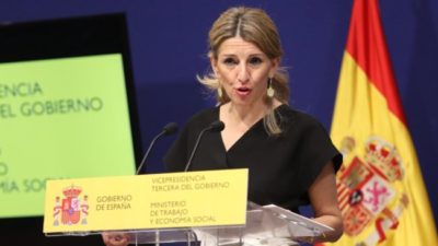 La vicepresidenta española dijo que los hiper ricos deben pagar más impuestos