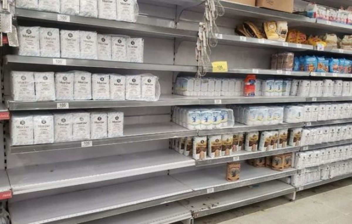 La inflación se proyecta arriba del 5% y las góndolas están un 40% desabastecidas