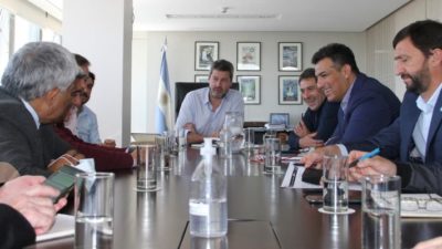 Intendentes chubutenses se reunieron con Matías Lammens