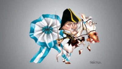 En celeste y blanco, un símbolo que encarna el sueño de soberanía, justicia y libertad