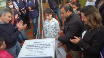 Zabaleta destacó la inversión para urbanizar barrios populares en Misiones