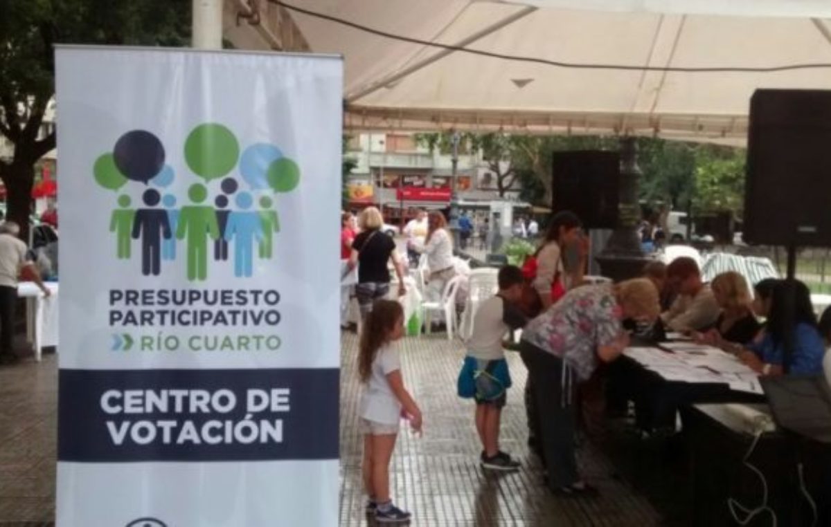 Presupuesto Participativo Río Cuarto: arranca hoy la votación con un récord de 486 proyectos
