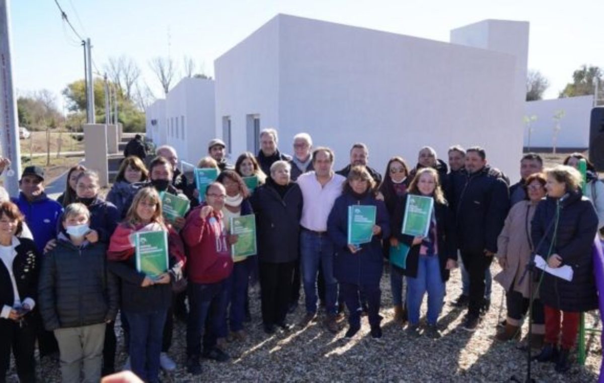 Nueva entrega de viviendas y créditos para construcción en Mendoza y Santa Fe