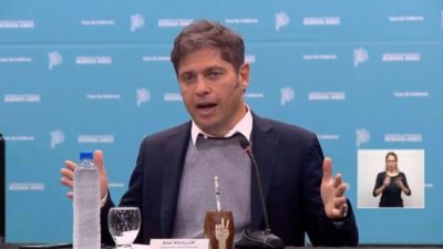 Kicillof dijo que sería un «atropello» que la Corte falle en favor de CABA
