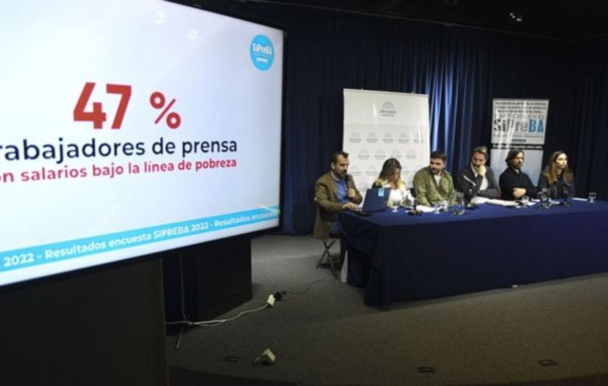 El SiPreBa presentó un informe sobre la difícil situación de los trabajadores de prensa
