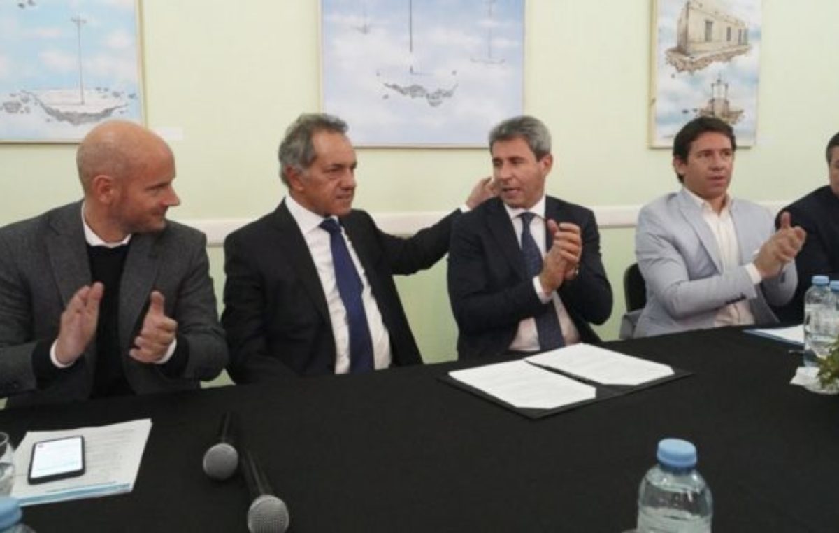 Scioli y Uñac anunciaron créditos por $500 millones para mipymes sanjuaninas