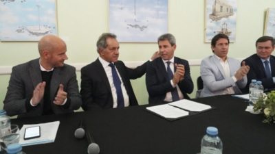 Scioli y Uñac anunciaron créditos por $500 millones para mipymes sanjuaninas