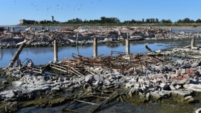 Baja “la mar” y reflota la historia del pueblo