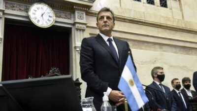 Massa: «Decidí asumir la responsabilidad que me toca con alma y vida»