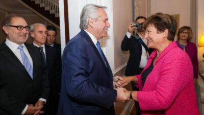 Georgieva elogió al gobierno argentino tras reunirse con Fernández