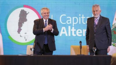 En San Luis, Alberto Fernández llamó a «convertir en realidad la Argentina federal»