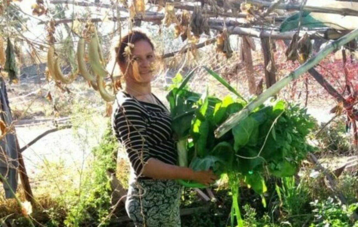 Convirtió los pocos metros de fondo en una “verdulería natural” que abastece a su familia y vecinos salteños