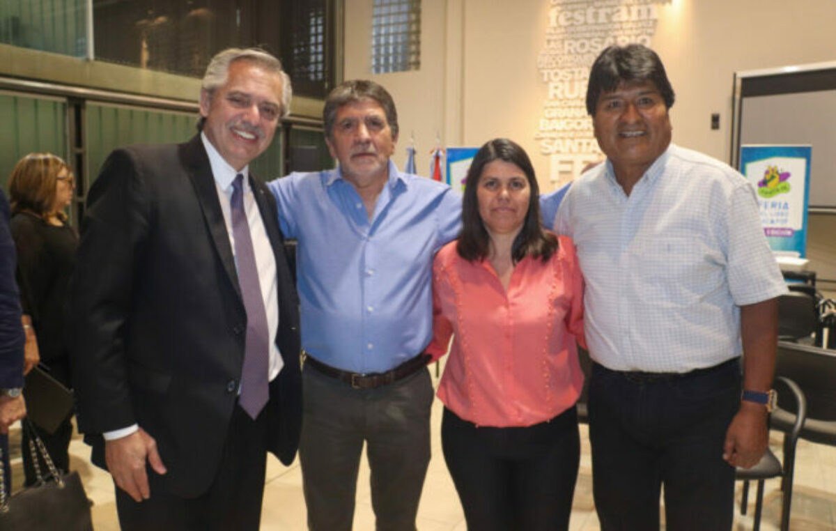 FESTRAM recibió la visita del Presidente de la Nación junto a Evo Morales